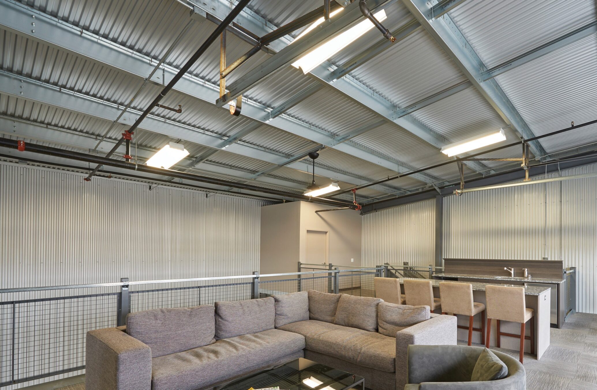 Mezzanine Sprinklers and Mezzanine Lighting